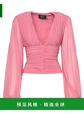 香港直邮BLUMARINE 女士衬衫 2C100AN0729BUBBLEGUM SS2023