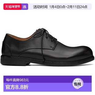 1h可退 香港直邮marsell 女士 黑色 Zucca Media 德比鞋 MW683519