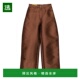 香港直邮marques Almeida almeida 1h可退 女士 Marques 棕色裤 子