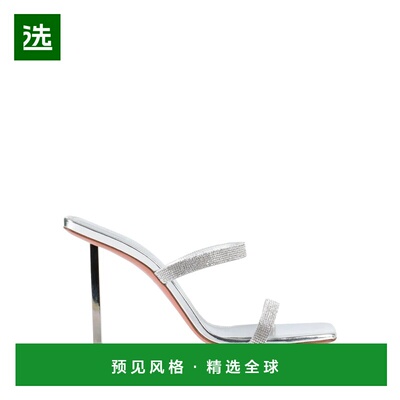 1h可退 香港直邮Amina Muaddi 女士 凉鞋 metal金属色 舒适时尚