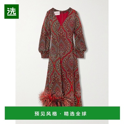 valentino 华伦天奴 女士 VOYAGE IMAGINAIRE 中长连衣裙