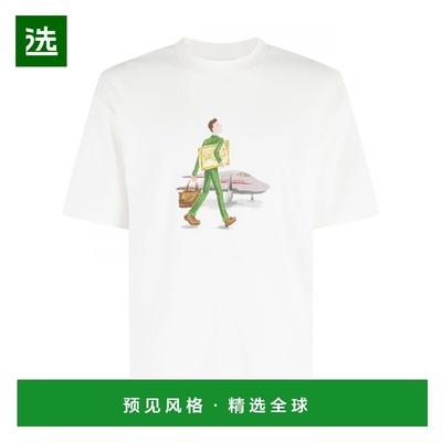 香港直邮Drole De Monsieur 男士T恤 JTS290CO002OFFWHITE短袖