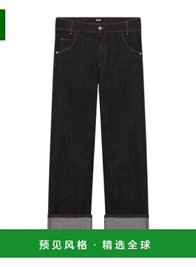 香港直邮GCDS 女士牛仔裤 B2CW2913DA899 AW2025 黑色