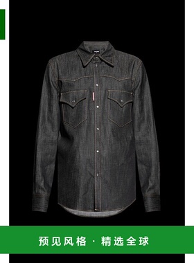 香港直邮Dsquared2 二次方 男士 长袖休闲风衬衫 S71DM0810S30357