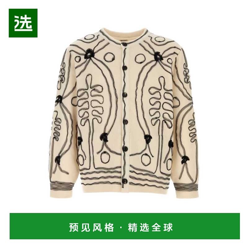 香港直邮BODE 男士针织衫 MRF25KT014CREAM AW2025 花色 Embellis,男装,针织衫/毛衣,淘宝优惠券,粉丝福利购,淘宝优惠卷
