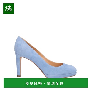 1h可退 香港直邮Sergio Rossi 塞乔·罗西 女士 浅口鞋 blue蓝色