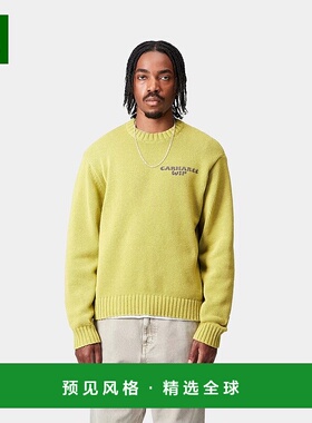 欧洲直邮Carhartt Wip 男士黄色棉/涤纶毛衣