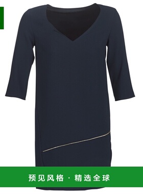 欧洲直邮Ikks 女士 BN30305-49 短连衣裙 蓝色