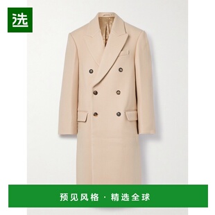 1h可退 wardrobenyc 女士 + Hailey Bieber 双排扣羊毛大