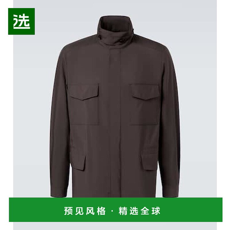 1h可退 香港直邮Loro Piana 诺悠翩雅 男士 Traveller 军装夹克