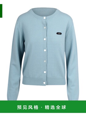 香港直邮N21 女士针织衫 N2M0A03690046307 AW2025 蓝色 圆领针织
