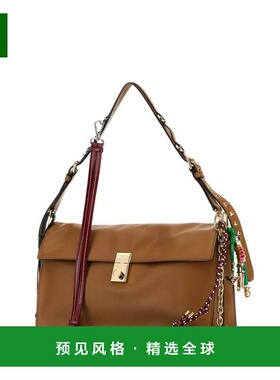 香港直邮PRADA 女士手提包 1BD378VOO62C6AF02Z8 SS2025 驼色