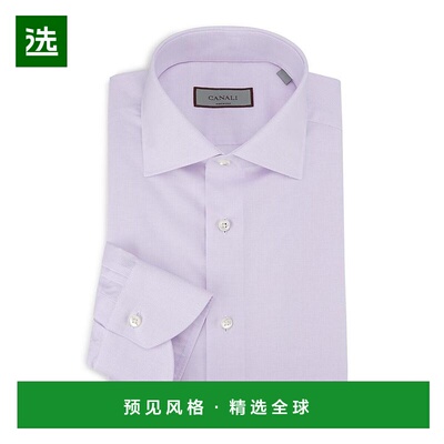 1h可退 【美国直邮】canali 男士 衬衫长袖正品休闲休闲时尚百搭