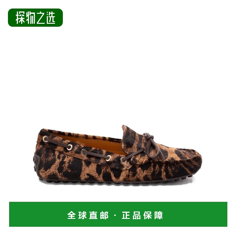 香港直邮Tod's 豹纹乐福鞋 XXW10L0JU20UTZ