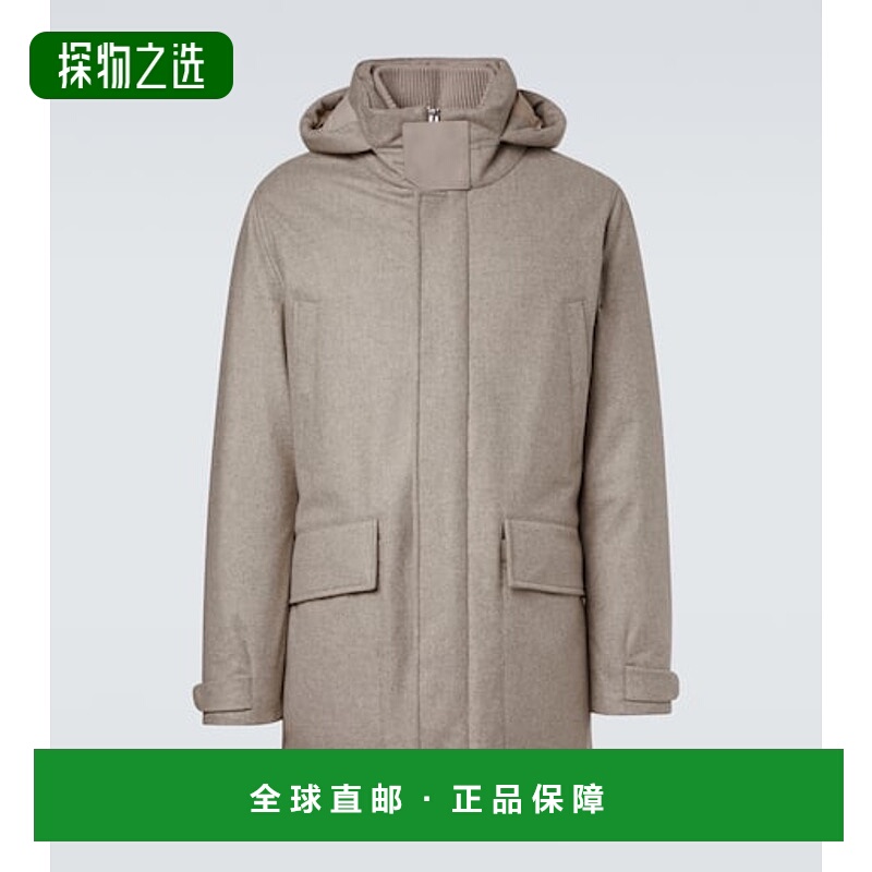 香港直邮zegna 杰尼亚 男士 高科技羊毛羽绒夹克