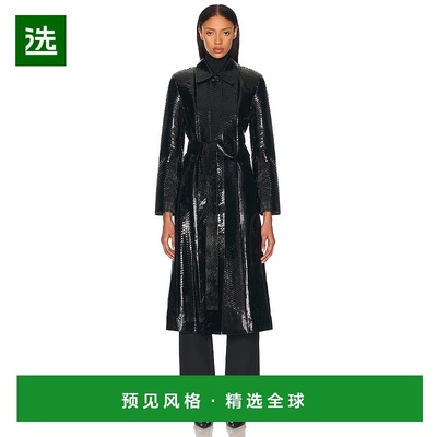 1h可退 香港直邮The Row 女士 Traviesa 大衣 6604L271 black黑色