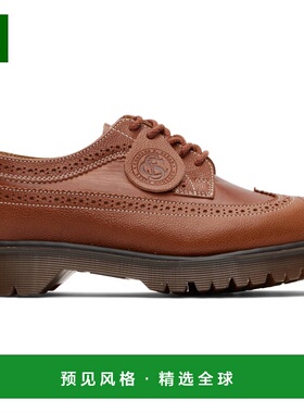 1h可退 香港直邮Dr. Martens 马丁大夫 男士 黄褐色 3989 Brogue