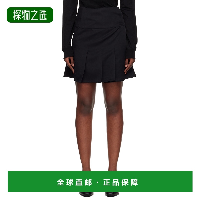 香港直邮Our Legacy 女士 黑色 Girdle 短裙 W4254GC羊毛