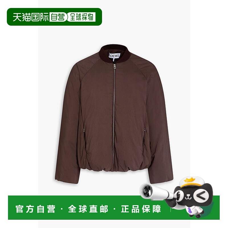1h可退 香港直邮LOEWE 罗意威 男士 皮革边棉混纺短夹克 H526Y02W