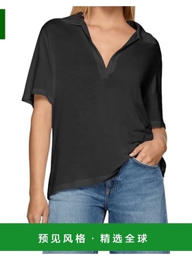 香港直邮DONDUP 女士T恤 DS022JF0349DXXX999 SS2025 黑色