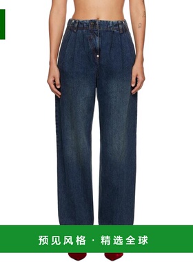 1h可退 【美国直邮】Pushbutton 海军蓝茧型牛仔裤 女装 女士精品