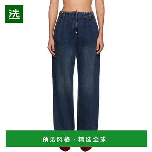 1h可退 【美国直邮】Pushbutton 海军蓝茧型牛仔裤 女装 女士精品