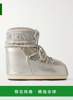 香港直邮1h可退 Moon Boot 月亮靴 女士 Icon Glow Glance PVC 金