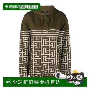 抽繩連帽衛(wèi)衣 香港直郵Balmain H1JR070KD54