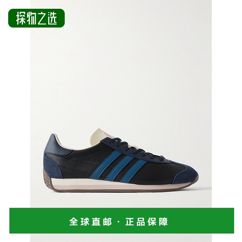香港直邮Adidas Originals 男士 Country 山羊皮边皮质运动鞋 ID2