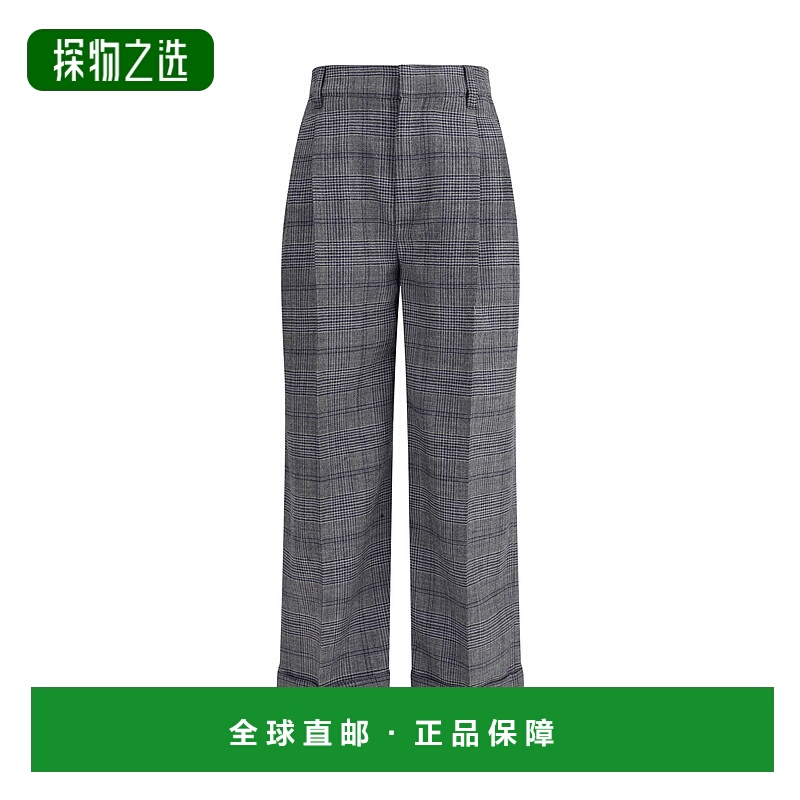 香港直邮Brunello Cucinelli 腰带环休闲裤 MP522P9017直筒裤