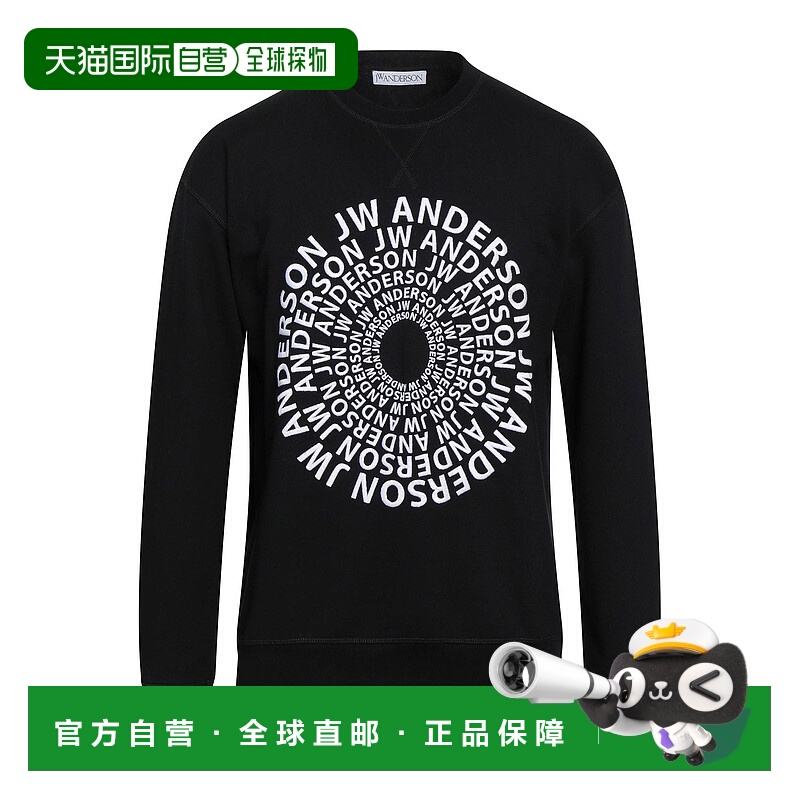 1h可退 香港直邮J.W. Anderson 男士 运动衫 black黑色 舒适时尚
