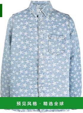 1h可退 香港直邮Erl 男士 提花衬衫式衬衫 ERL06B0151 blue蓝色