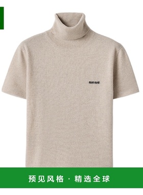 香港直邮Miu Miu 羊绒高领毛衣 MMR45218A9SOOO短袖缪缪