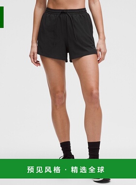 1h可退 欧洲直邮LULULEMON露露乐檬 Pace Rival 8厘米高腰短裤