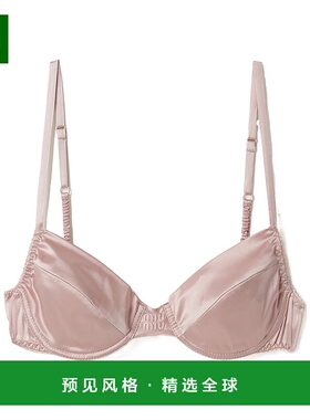 香港直邮Miu Miu 徽标缎面性感吊带文胸 RG947713RFS232
