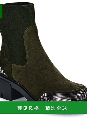 欧洲直邮Fru.it   女士鞋子短筒靴 8896-953-GOMMA-NERO-VELOUR-B