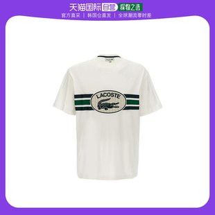 韩国直邮LACOSTE23FW短袖 T恤男TH141570VWhite