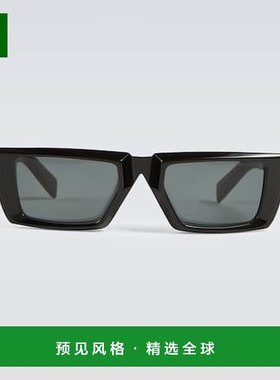 1h可退 香港直邮Prada 普拉达 男士 矩形太阳眼镜 green绿色 舒适