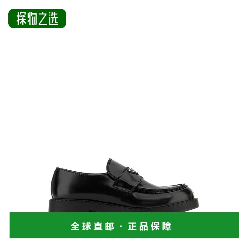 香港直邮Prada 普拉达 男士 標誌牌一腳蹬樂福鞋 2DE127FG000055