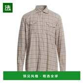 美国直邮 衬衫 MASSIMO 1h可退 ALBA 格纹法兰绒长袖 男装 常规