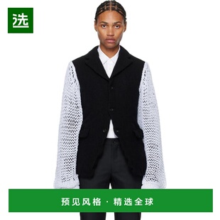 1h可退 【美国直邮】Comme des Garçons Homme Plus 黑色白色针织