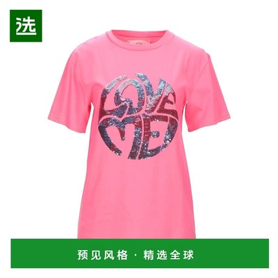 1h可退 香港直邮Alberta Ferretti 女士 T恤 pink粉色 舒适时尚