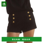 美国直邮 Cynthia Rowley辛西娅 1h可退 罗利纹理圈圈高腰短裤