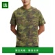 美国直邮 男装 COTTON 男士 1h可退 T恤 迷彩宽松版 船员