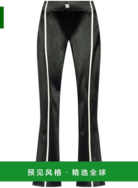 香港直邮MISBHV 女士休闲裤 250W302BLACK SS2025 黑色 徽标细节