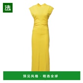 1h可退 3841MDA76257124 標誌刺繡中長連身裙 香港直邮Msgm 女士