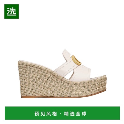 香港直邮Dior 30 Montaigne 坡跟凉拖 KCO063CFY女鞋