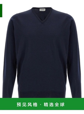 香港直邮JOHN SMEDLEY 男士针织衫 BOBBYMIDNIGHT AW2025 蓝色