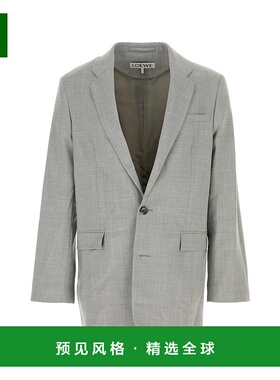 香港直邮LOEWE 罗意威 男士 灰色羊毛西装外套 H526Y03WC3