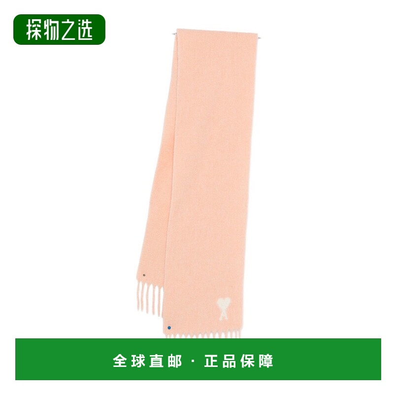 香港直邮Ami Paris 女士 AMI DE COEUR 羊毛围巾 USF673DAW000
